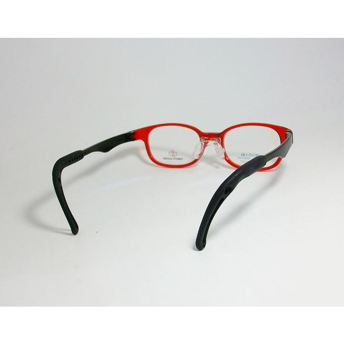 TOMATO GLASSES トマトグラッシーズ 軽量 柔らかい キッズ Jr ジュニア 子供用 眼鏡 メガネ フレーム TKDC14-CRBK-44  クリアレッド