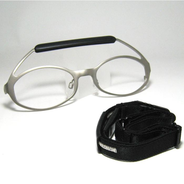 大きいサイズ 美肌ケア ダテメガネ MDS-525 col.2 60mm マンハッタン