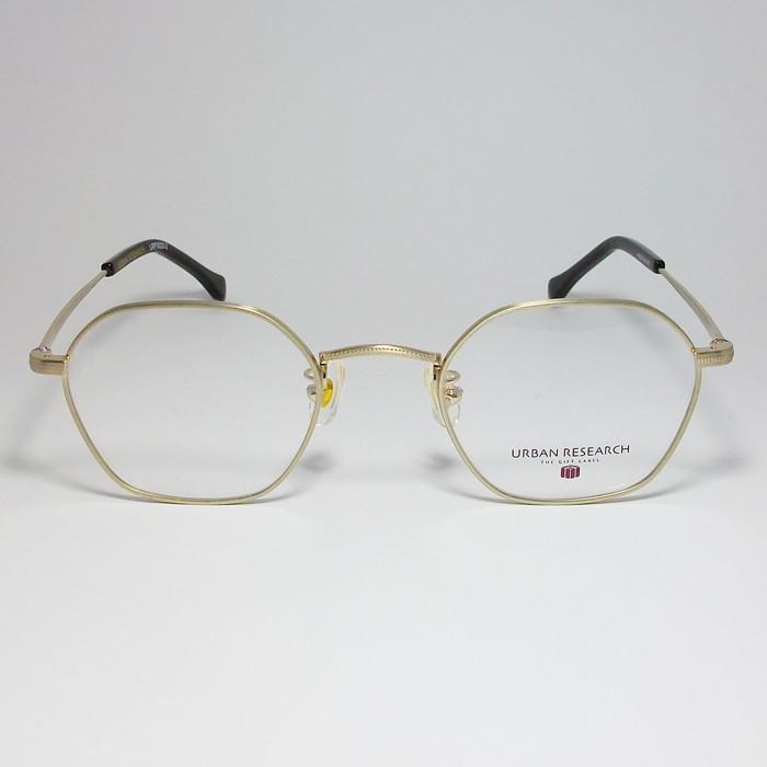 URBAN RESEARCH アーバンリサーチ MADE IN JAPAN　日本製 クラシック 眼鏡 メガネ フレーム URF5020-2-48 度付可 アンティークゴールド｜melook｜02