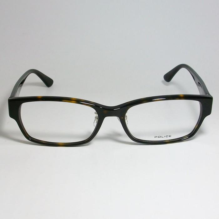 POLICE ポリス 眼鏡 メガネ フレーム VPLF54J-0710-55 度付可 ブラウンデミ｜melook｜02