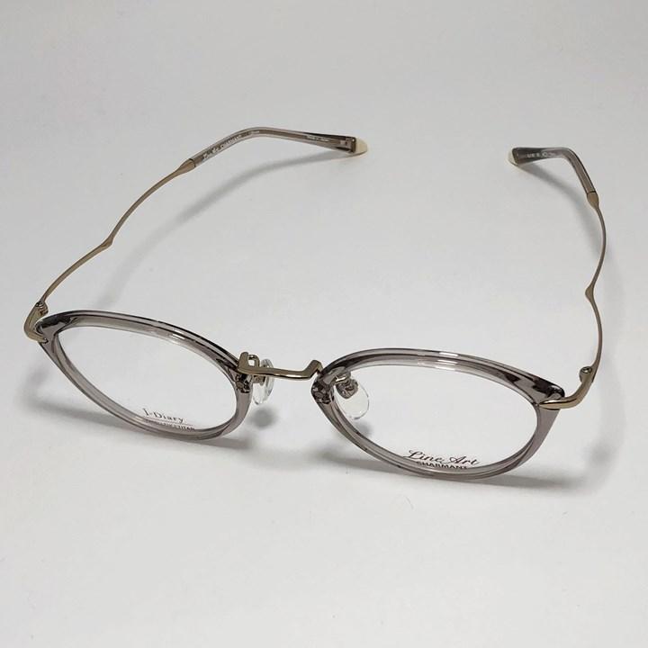 Line Art ラインアート 眼鏡 メガネ フレーム サングラス レディース 最高のかけ心地 形状記憶 XL11307-GR-46 度付可 グレー リビジョン製レンズでお好きなサングラス作成可能 Line Art ラインアート 眼鏡 メガネ フレーム サングラス レディース