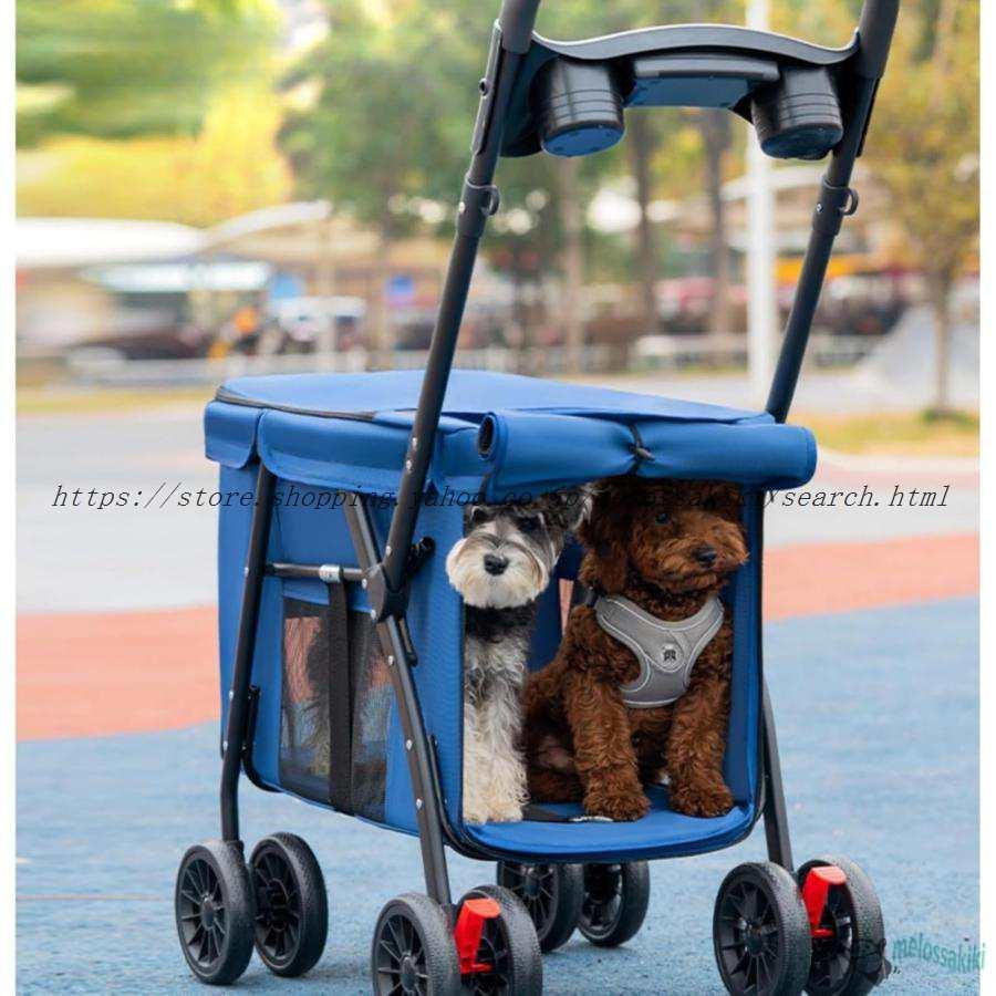 犬 ペットカート 青 大型犬 バギー 【公式通販】