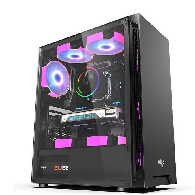 Aigo A15 ミドルタワーpcケース Pc製サイドパネル アルミ合金 Atx M Atx Itx Usb 3 0搭載 ケースファン付属なし ブラック Aigo A15 Melville 通販 Yahoo ショッピング