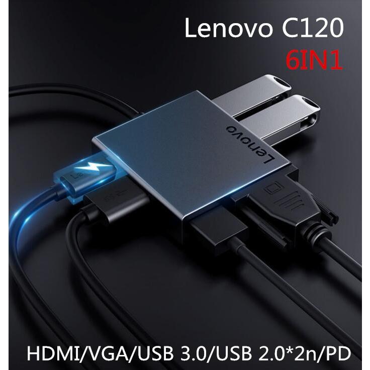 Lenovo ノートPC用端子拡張アダプタ 売れ筋 C120 Type-C接続ドッキングステーション HDMI VGA 2.0 再入荷/予約販売! ドッグ 2n PD USB 3.0