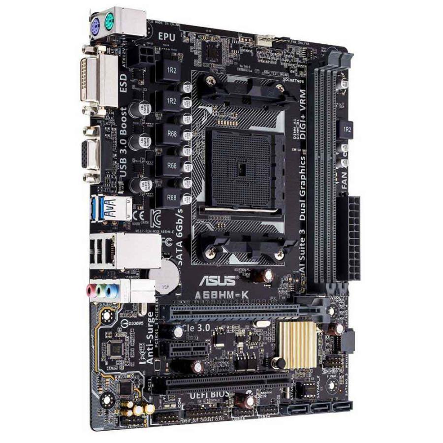 純正新品 ASUS A68HM-K AMD A68H マザーボードSocket FM2/FM2+コンピュータ パーツ2×DDR3 DIMM 32GB PCパーツmATX USB 3.0｜melville｜03