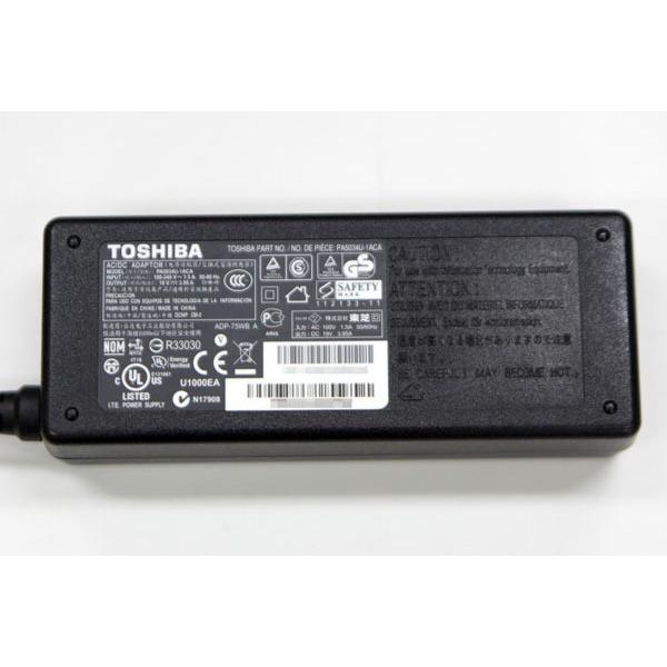 純正新品 東芝 TOSHIBA 用ACアダプターPA5034E-1AC3 19V 3.95A 75W 5.5mm*2.5mm PA3715E-1AC3/PA3715U-1ACAなど互換ACアダプター 充電器★PC電源｜melville｜03