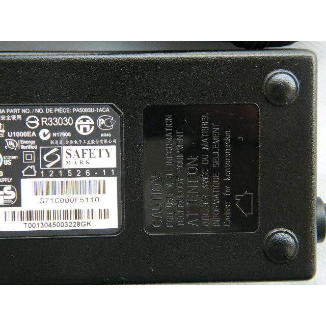 新品 東芝 TOSHIBA Qosmio G30 G45 G10 G50 F50 ACアダプター 19V 6.32A PA3658U-1ACA PA5083U-1ACA PA3290U-3ACA PA3290E-3ACA充電器★PC電源｜melville｜02