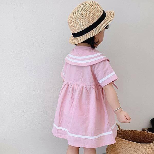 子供服 女の子 ワンピース 学生風 80 90 100 110 1 130 ピンク ブルー 夏 高校生風 コスプレ 姉妹 お揃い リンク 色違い 撮影 プレゼント ギフト 着ぐるみ コスチューム サイズ 130cm Www Gafrecruitment Mil Gh