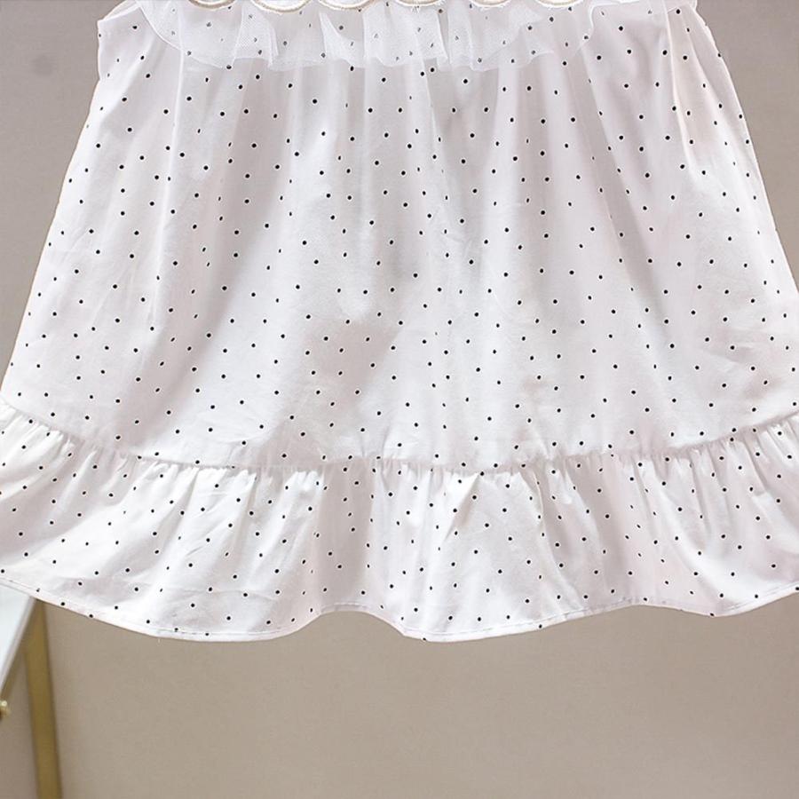 赤ちゃん ワンピース 夏服 涼しい ノースリーブ 新商品 新型 女の子 ベビー服 ドット柄 得 星かわいい 2歳 3歳 1歳 0歳 シンプル