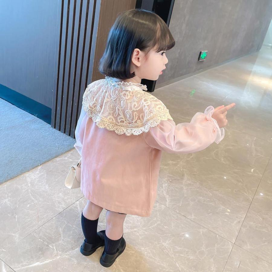 高質で安価 ベビー服 シューズ 2歳 3歳 4歳 5歳 6歳 7歳 8歳 9歳 10歳 ガールズ 女児 子供 秋 春 服 ジャケット 襟 可愛い コート スプリングコート 女の子 ジャンパー 冬 防寒着 90 100 110 1 130 Cm ピンク