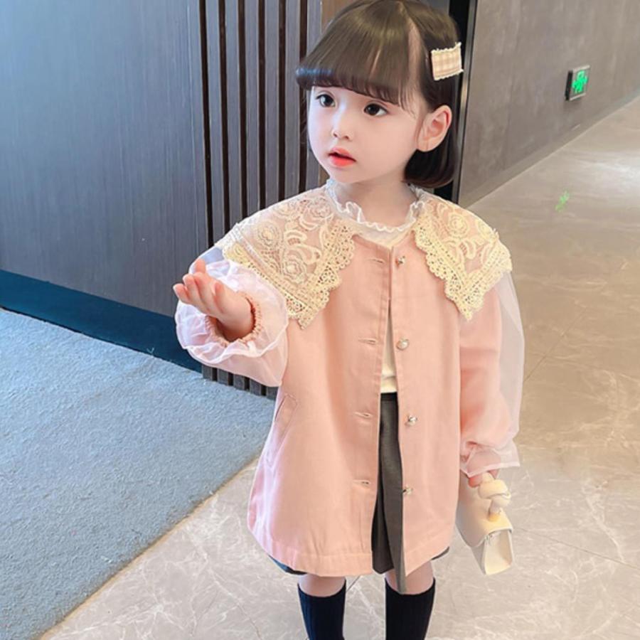 高質で安価 ベビー服 シューズ 2歳 3歳 4歳 5歳 6歳 7歳 8歳 9歳 10歳 ガールズ 女児 子供 秋 春 服 ジャケット 襟 可愛い コート スプリングコート 女の子 ジャンパー 冬 防寒着 90 100 110 1 130 Cm ピンク