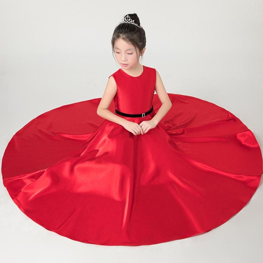 冬バーゲン 綺麗 大人っぽい ロングドレス 袖無し ノースリーブ マキシ丈 ロング丈 赤 レッド ピアノ発表会 子供 ドレス 小学生 礼服 Cm 160 150 140 130 1 女の子 中学生 ドレス サイズ 150cm Pathwaysfl Org
