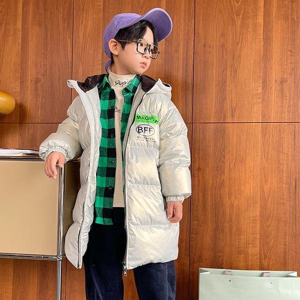 一部予約販売 冬服 子供服 かっこいい 男の子 フード付き ジュニア キッズ 冬服 ダウンジャケット 最強防寒着 男児 スポーティ カジュアル ストリート ブラック アイボリー 厚手 新作 フード おしゃれ 使いやすい 必需品 撥水 防水 防寒 ベビー服 シューズ Gasilci