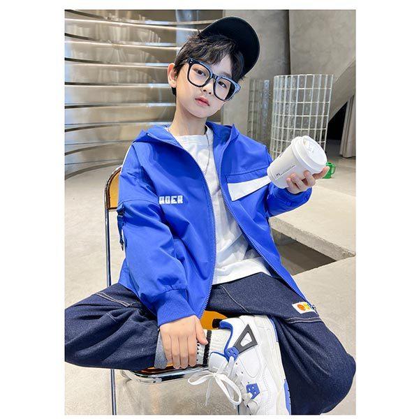 ジップアップパーカー 春 子供服 男の子 小学生 中学生 男子 パーカー ジュニア ブルー ブラック かっこいい 薄手 おしゃれ ジッパー 長袖パーカー メンズ 長袖 クラシック