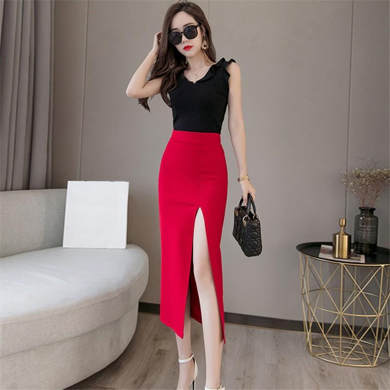 冷感レディース タイトスカート スリット 春夏 セクシー スカート  