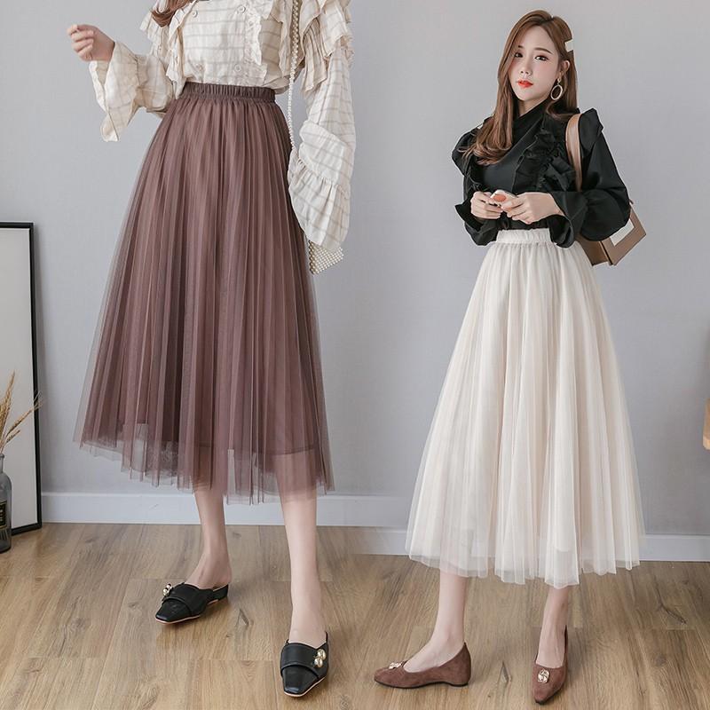 チュールスカート ロング丈 スカート 春 夏 レディース 膝丈 黒 フレアスカート ウエストゴム フリル ボトムス 韓国風 可愛い Rage メメメクラゲ 通販 Yahoo ショッピング