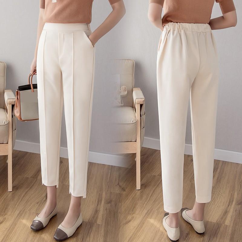 テーパードパンツ レディース スラックス 春秋 スーツパンツ 無地 細身 ロングパンツ 九分丈 カジュアル 事務服 仕事着 ゆったり 通勤 Supersport Tn