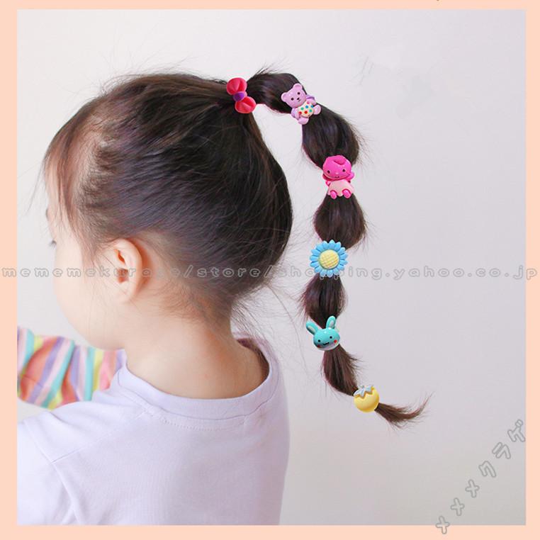ヘアゴム ヘアアクセサリー 細ゴム ヘアクリップ 前髪 子供 女の子 ヘアポニー まとめ髪 流行 ヘアアレンジ 髪飾り 幼稚園 七五三 オシャレ かわいい Ragea メメメクラゲ 通販 Yahoo ショッピング