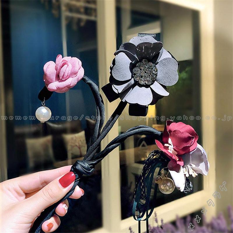 ヘアゴム ヘアアレンジ ヘア 花柄 バラ 細ゴム ヘアアクセサリー きれい 人気 レディース 女の子 かわいい ヘアポニー お団子 髪ゴム 髪飾り オシャレ 中華風 Rage メメメクラゲ 通販 Yahoo ショッピング