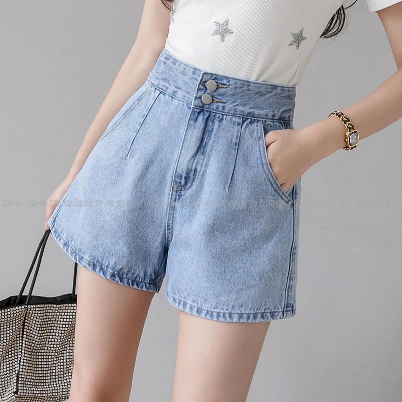 ジーンズ ショートパンツ レディース デニム ワイドパンツ ハイウエスト 韓国風 おしゃれ 着痩せ デニムパンツ 美脚 セクシー 夏物 カジュアル お出かけ 週末限定タイムセール