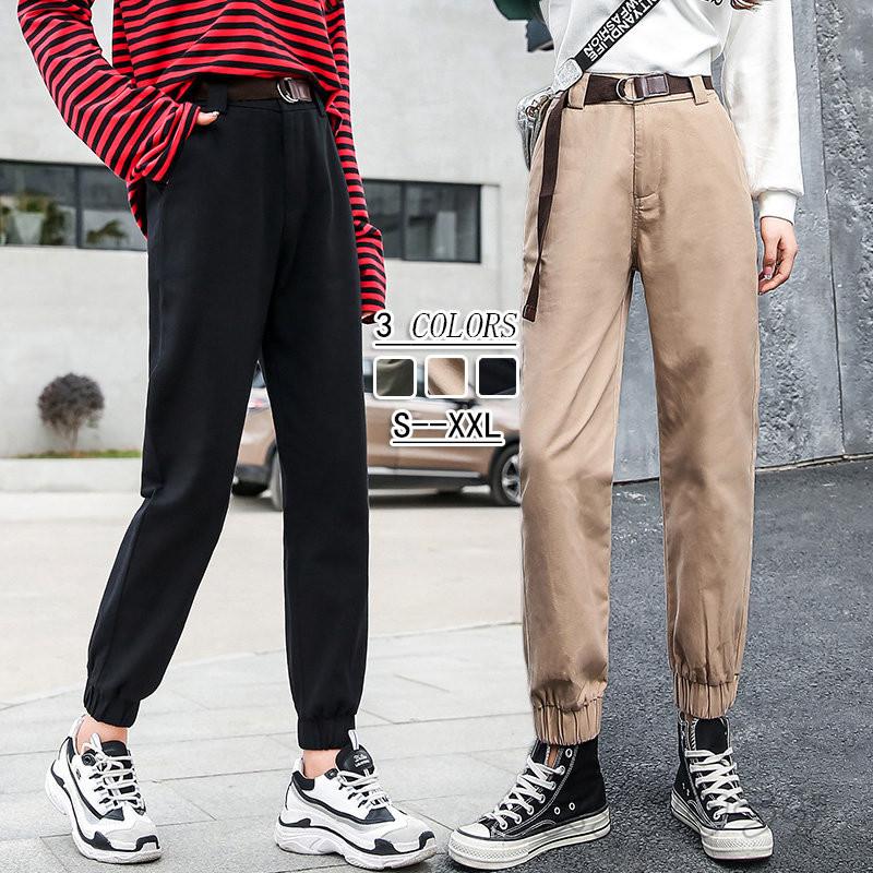 カーゴパンツ ロング丈パンツ レディース ワイドパンツ 無地 ロング丈 ハイウエスト ベーシック ゆったり 韓国風 ヒップホップ 着痩せ デイリーコーデ 通年 Rage メメメクラゲ 通販 Yahoo ショッピング