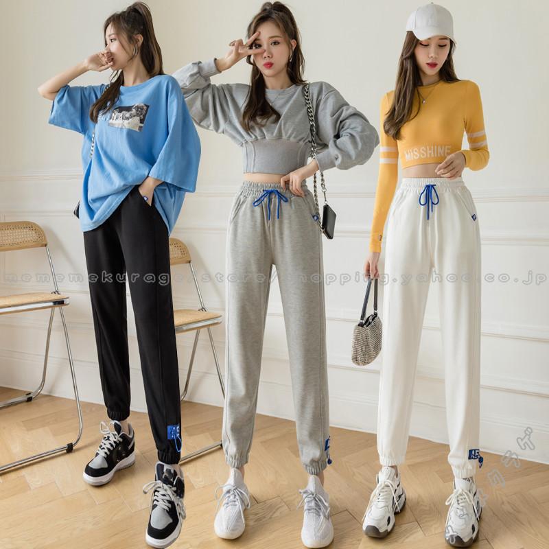 スウェット パンツ レディース スウェットパンツ ロング丈 ジャージ カジュアル スポーツウェア リブパンツ 運動 おしゃれ 通気性 ゆったり 着痩せ Rage メメメクラゲ 通販 Yahoo ショッピング