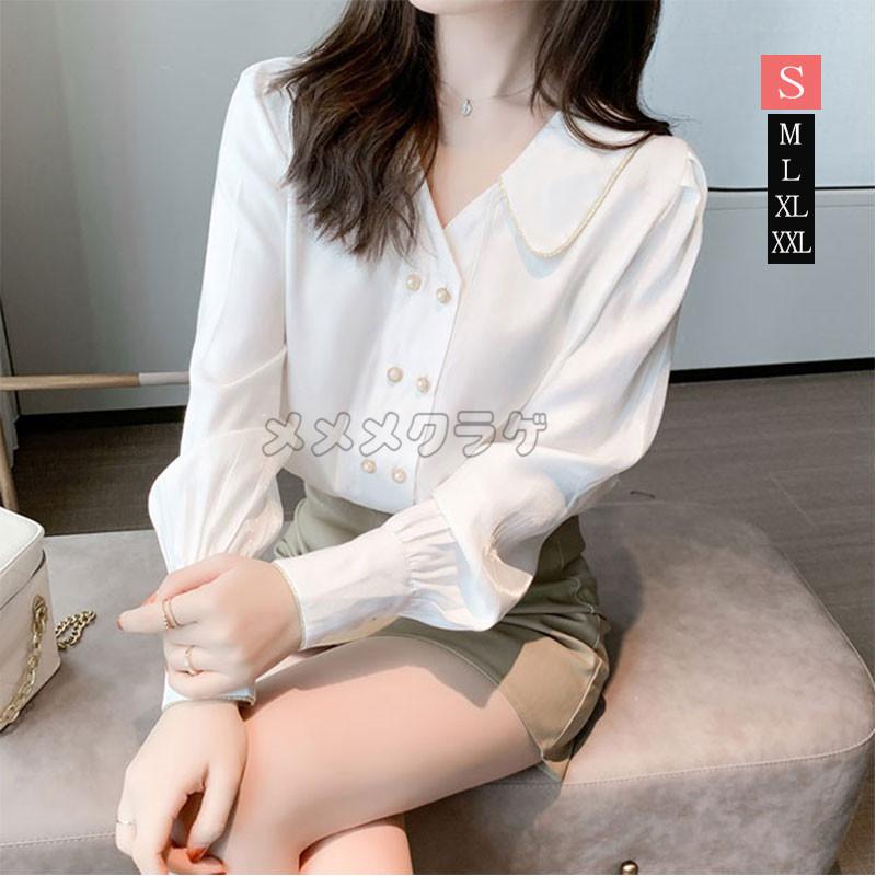レディーススーツシャツ 春秋ブラウス 通勤 Ol風 お呼ばれ 長袖 オフィス 韓国風 着痩せ フォーマル 大きいサイズ 30代 40代 ファッション 無地 コーデ Rage メメメクラゲ 通販 Yahoo ショッピング
