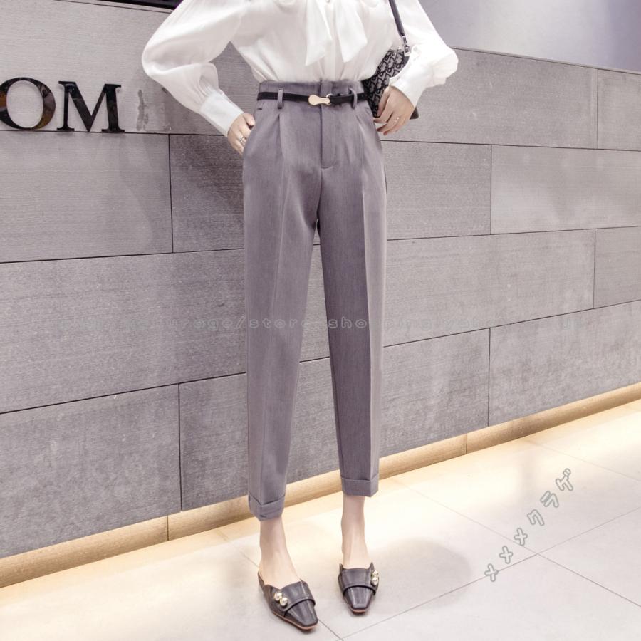 テーパードパンツ 春夏 レディース きれいめ フォーマル センタープレスパンツ ハイウエスト オフィス 九分パンツ ボトムス 脚長効果 40代 Olファッション Rage メメメクラゲ 通販 Yahoo ショッピング