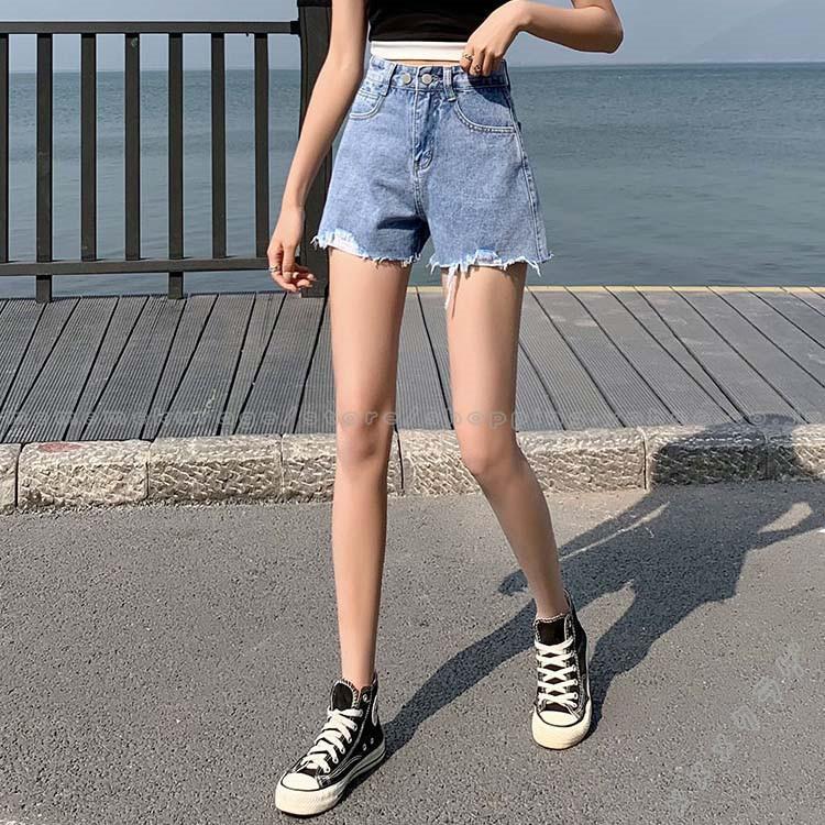 デニム ショートパンツ 夏物 レディース ストレート ホットパンツ ジーンズ 短パン 美脚 美尻 カジュアル ゆったり 着痩せ 脚長効果 韓国風 ファッション Rage メメメクラゲ 通販 Yahoo ショッピング