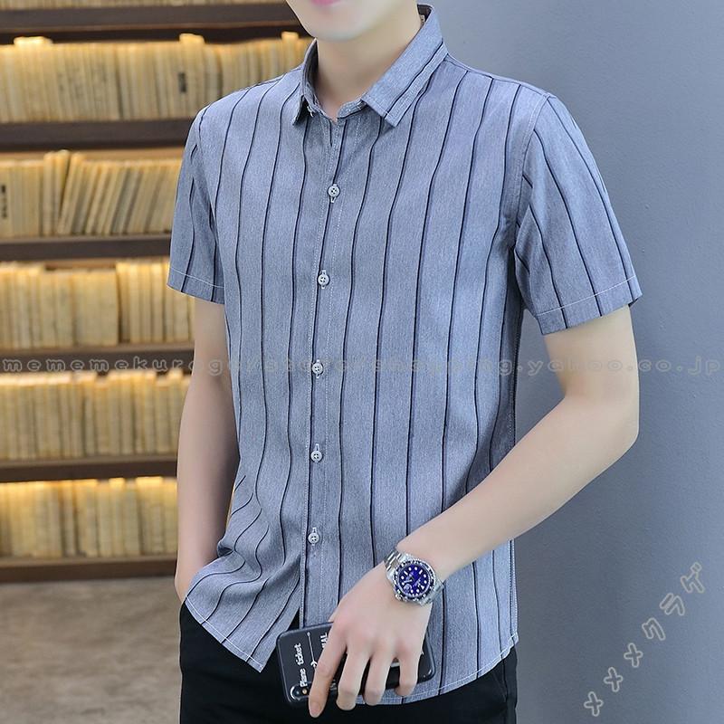 チェックシャツ メンズ シャツ 半袖シャツ 白シャツ ボタンダウンシャツ カジュアルシャツ スリム メンズファッション ビジネス 通勤 Ragehzj メメメクラゲ 通販 Yahoo ショッピング