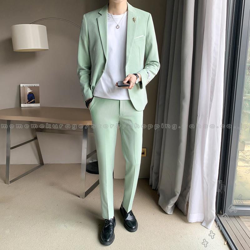 メンズスーツ 無地 二点セット スーツ メンズ 結婚式 入学式 卒業式 成人式 ビジネススーツ 二次会 スリムスーツ 紳士服 二次会 通勤 上下セット Ragehzj 2 メメメクラゲ 通販 Yahoo ショッピング