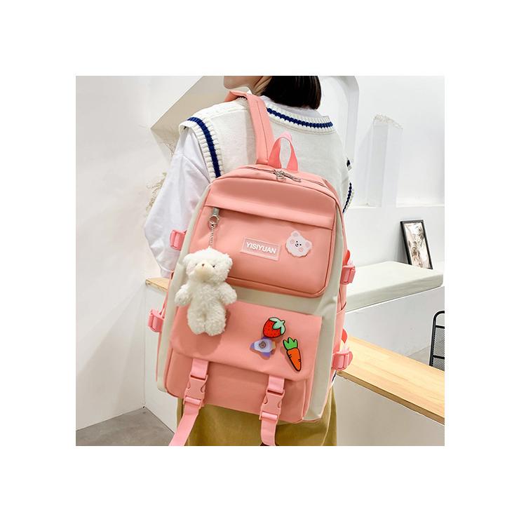 9周年記念イベントが 5点セット リュックサック カバン シンプル 可愛い レディース ズック リュックバック大容量 ファッション高校生 大学生 中学生 大容量 登山 韓国風 Cisama Sc Gov Br