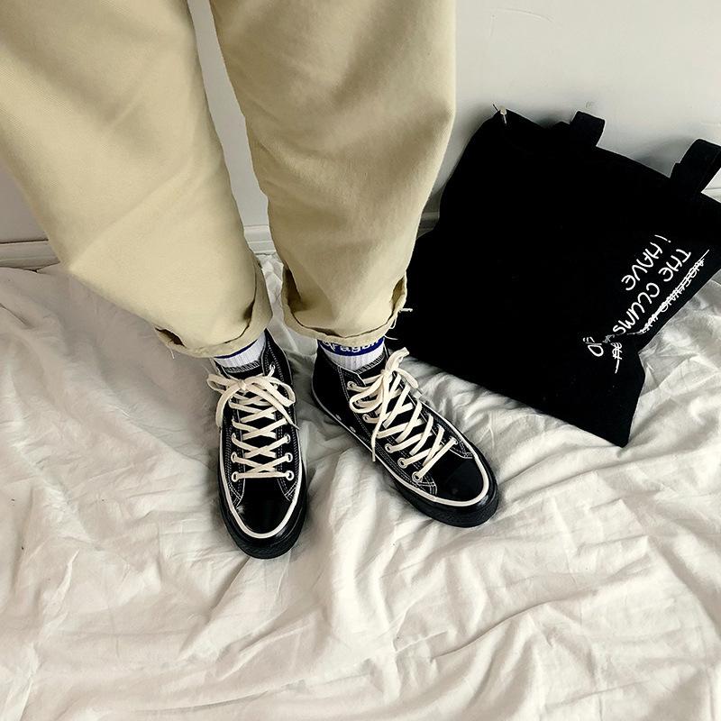 コンバースタイプ ハイカット スニーカー Sneaker 黒 白 メンズ Men S レディース レディス おしゃれ 人気 Dgx05 Tg Promises 通販 Yahoo ショッピング