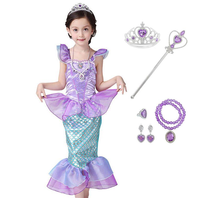 子供服 プリンセスドレス 人魚姫 リトルマーメイド アリエル 風 コスチューム ドレス 6点セット キッズ ハロウィン 仮装 発表会 演出 コスプレ ワンピース Gz74 Tg Promises 通販 Yahoo ショッピング