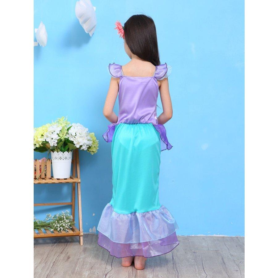 子供服 プリンセスドレス 人魚姫 リトルマーメイド アリエル 風 コスチューム ドレス 6点セット キッズ ハロウィン 仮装 発表会 演出 コスプレ ワンピース Gz74 Tg Promises 通販 Yahoo ショッピング