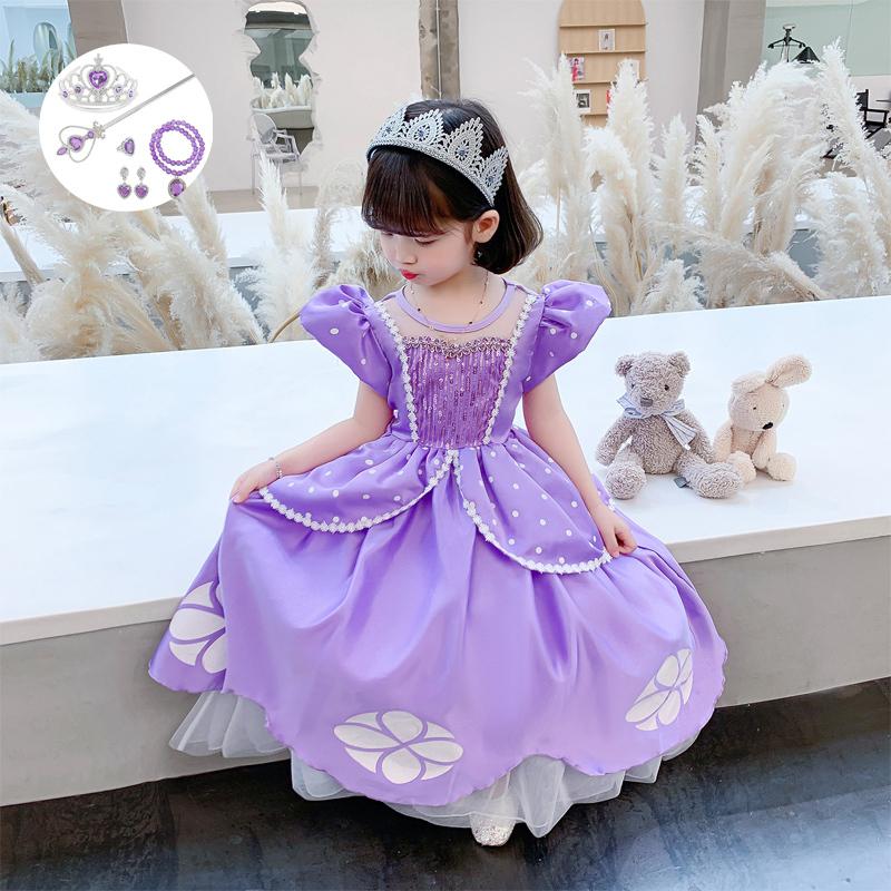 ちいさなプリンセス ソフィア 風 キッズ コスチュームドレス ロングドレス ハロウィン 仮装 子供 クリスマス プレゼント イベント 演出 コスプレ ティアラ付 Gz98 Tg Promises 通販 Yahoo ショッピング