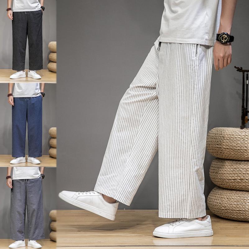 ワイドパンツ メンズ 春 夏 秋 冬 ストライプ柄 チノパン パンツ ボトムス イージーパンツ サルエル ウエストゴム 父の日 Nck Tg Promises 通販 Yahoo ショッピング