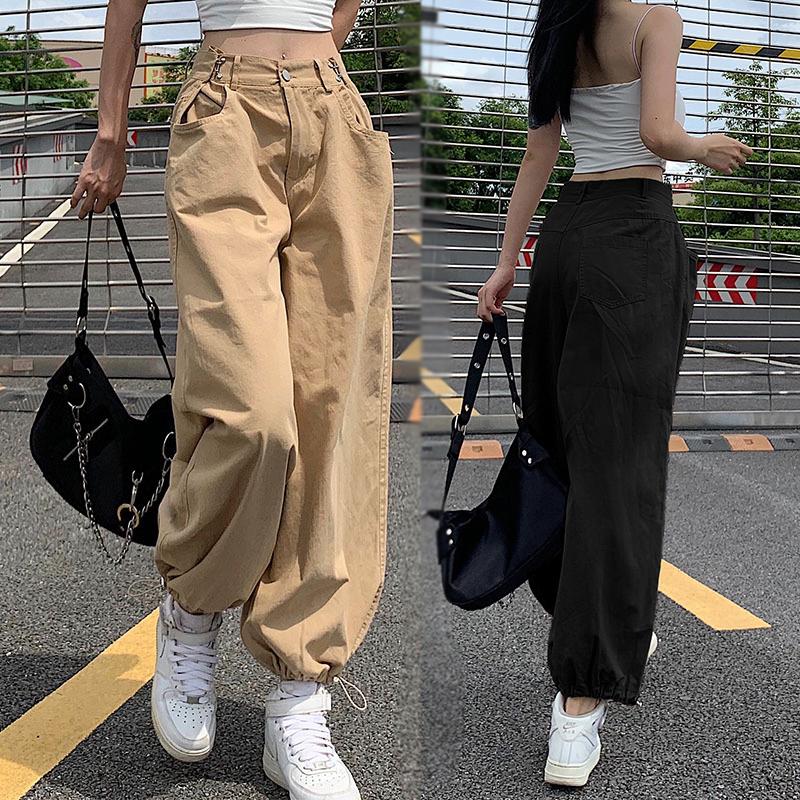 カーゴパンツ レディース メンズ ミリタリーパンツ ワイドパンツ スポーティ ダンス イージーパンツ ストリート風 個性的 原宿系 韓国 Hiphopｂ系 Nsck14 Tg Promises 通販 Yahoo ショッピング