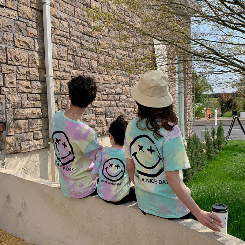 親子ペアルック Tシャツ キッズ 親子ペア 親子コーデ ワンピース トップス Tシャツ ペアtシャツ 家族 撮影 誕生日 お揃い プレゼント 旅行 61 Off