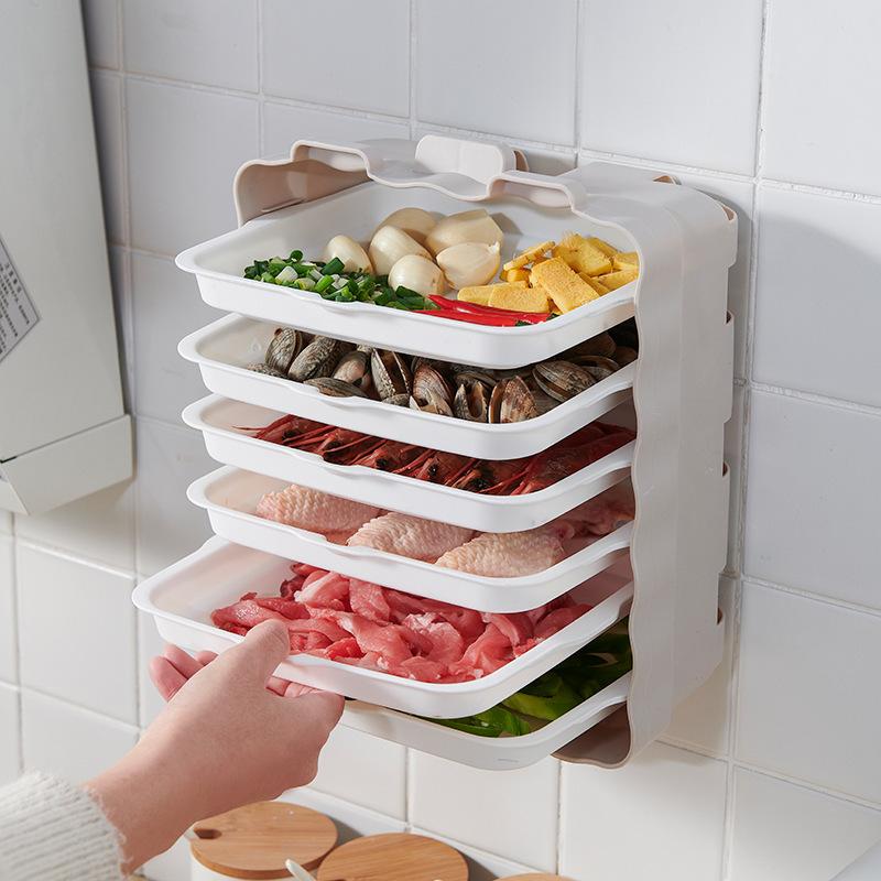 短納期 新作 激安 縦収納型 引き出し食材タッパー スマホホルダー付き 水切りかご機能 食器ラック 最大6種類の食材をストック 調味料ラック 省スペース Sn03 Tg Promises 通販 Yahoo ショッピング