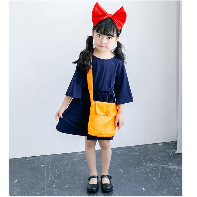ハロウィン衣装 ドレス なりきり魔女っ子ワンピース キキ風 コスプレ 子供用 キッズ バッグ コスチューム 仮装 姫様 110 1 130 140 150 成人cos Ws03 Tg Promises 通販 Yahoo ショッピング