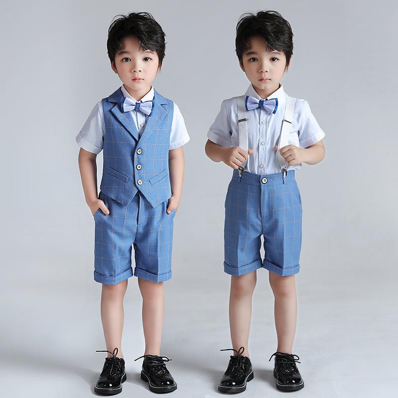 子供スーツ 半袖 5点セット ベスト 半ズボン シャツ 発表会 スーツ 男の子 スーツ キッズ フォーマル 男の子 子供服 夏 卒業式 七五三 結婚式 Zgxz59 Tg Promises 通販 Yahoo ショッピング