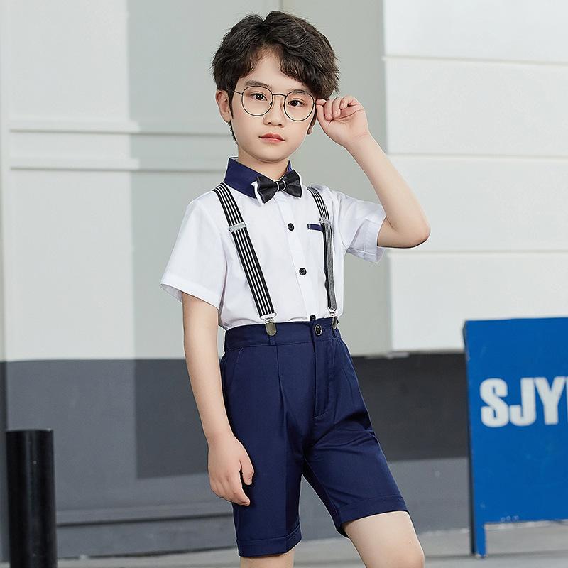 新到着 男の子 スーツ 4点セット フォーマルスーツ 子供スーツ 夏用