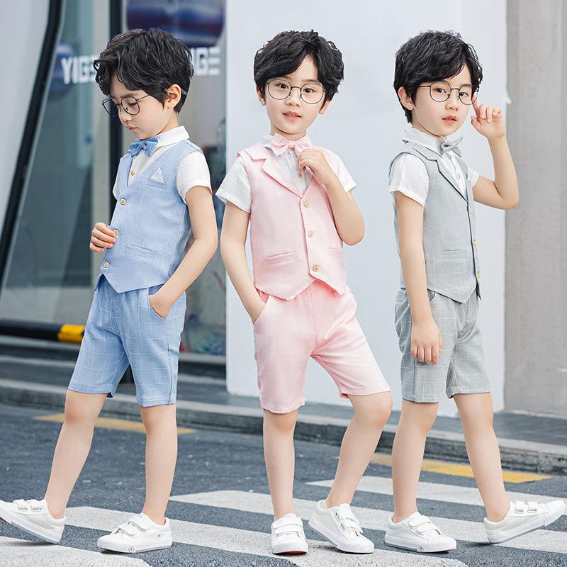 フォーマルスーツ 男の子 スーツ キッズ 子供 半袖 入学式スーツ 4点セット 上下セット ベスト付 タキシード 夏 卒業式 七五三 結婚式 発表会 Zgxz68 Tg Promises 通販 Yahoo ショッピング