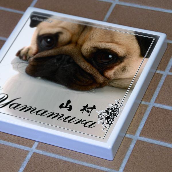 ペットの写真を表札に。オリジナル表札の制作 |  | 01