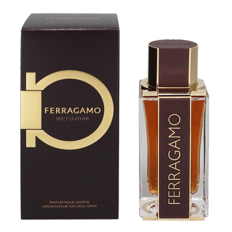 フェラガモ 香水 男性用 スパイシーレザー P・SP 100ml SPICY LEATHER PARFUM SALVATORE FERRAGAMO FERRAGAMO（フェラガモ） 並行輸入品 香水 メンズ スパイシーレザー P