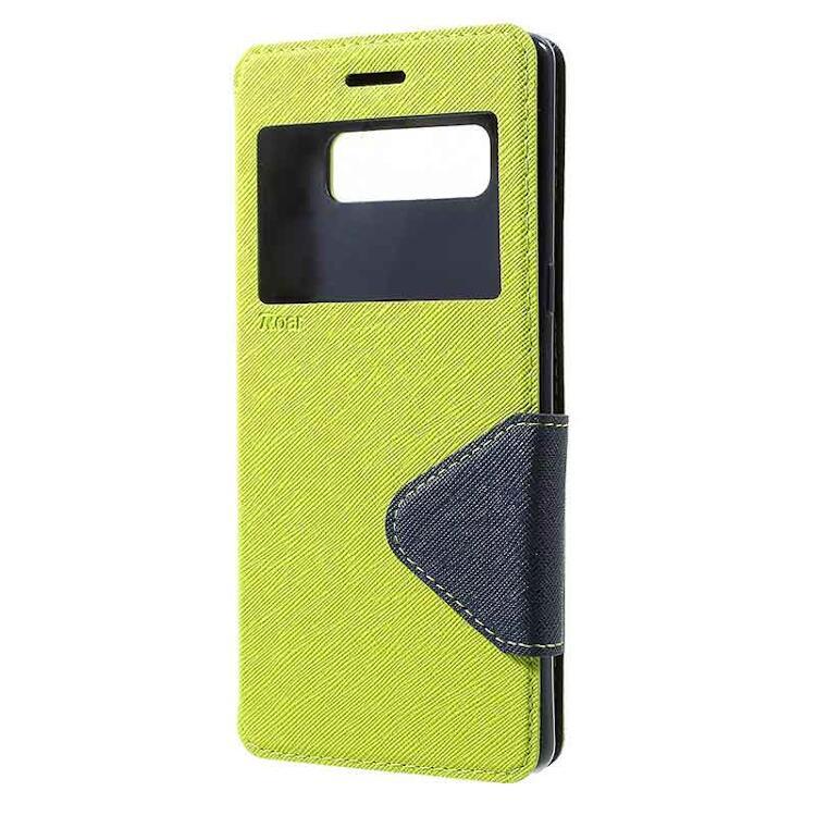 Galaxy Note 8 ケース Galaxy Note 8 手帳型 スタンド機能 ICカードスロット スマホケース グリーン Galaxy Note 8 Case｜memon-leather｜02