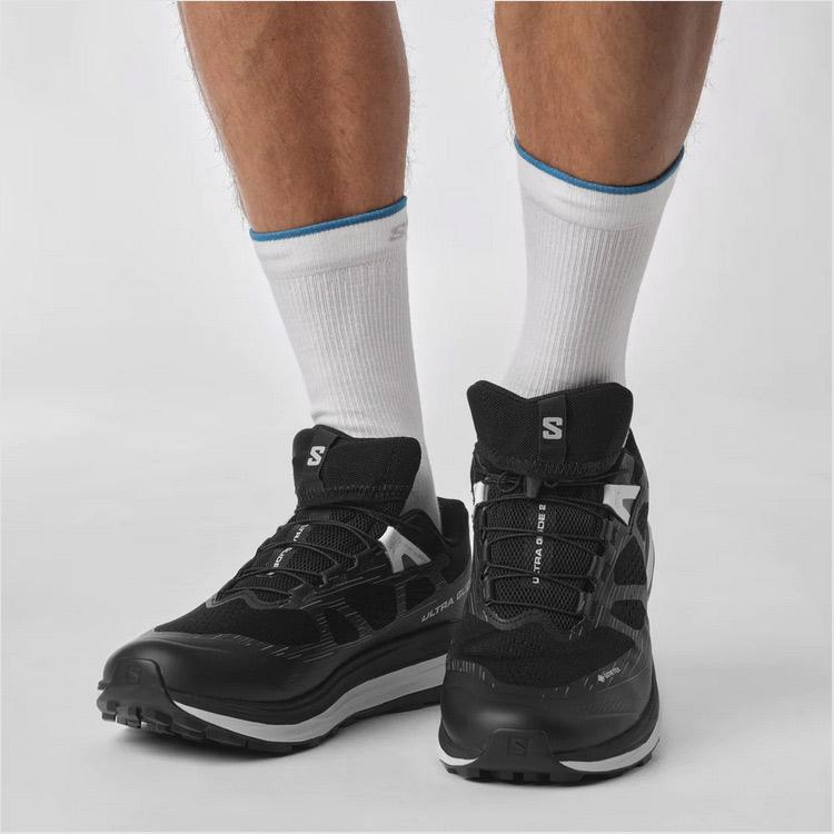 サロモン ウルトラ グライド 2 GTX(GORE-TEX) 27.5cm ブラック×Lロック