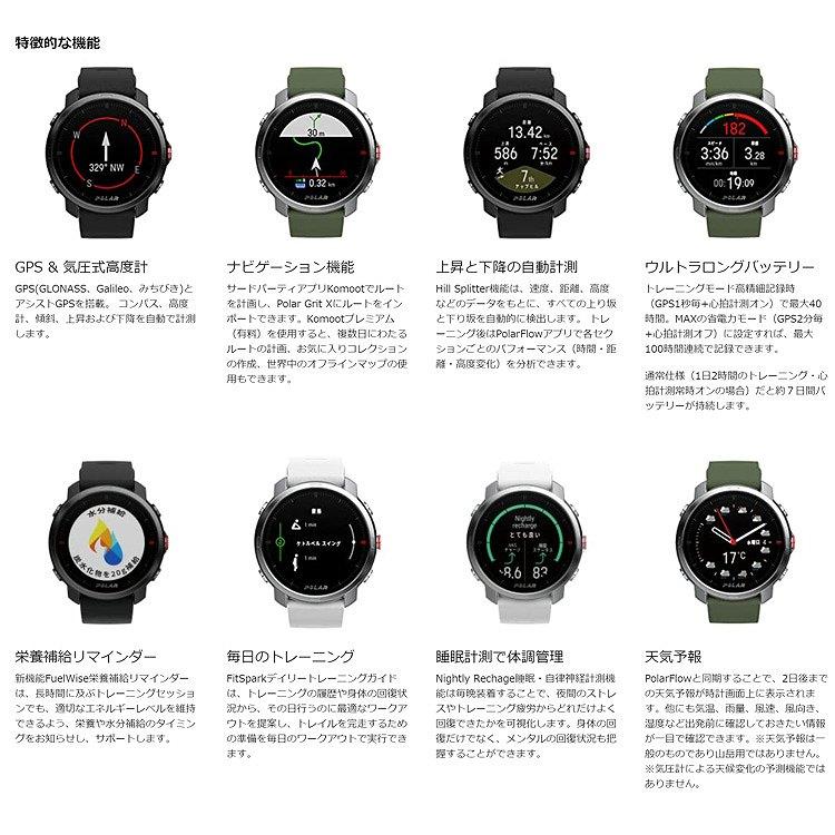 【在庫限り】 ポラール GRIT X(グリットX) ブラック バンド：M/L #90081734 【在庫限り】 POLAR 爆買の画像