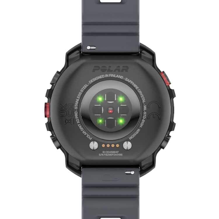 ポラール グリット X2 プロ 国内正規品 ナイトブラック バンド：S-L #900110283 POLAR Grit X2 Proの画像